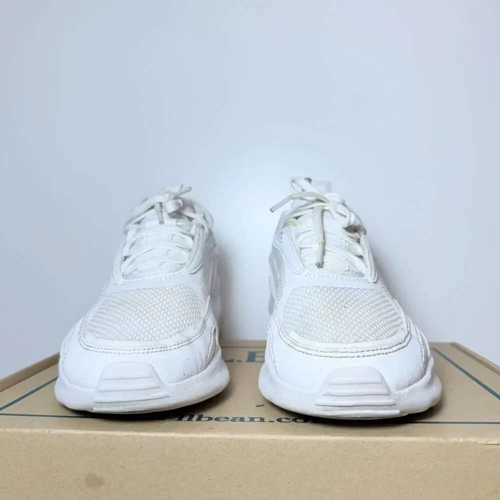 Nike Air Max Bolt Triple White Sneakers Women's Size 8 Low Top Athletic Shoes